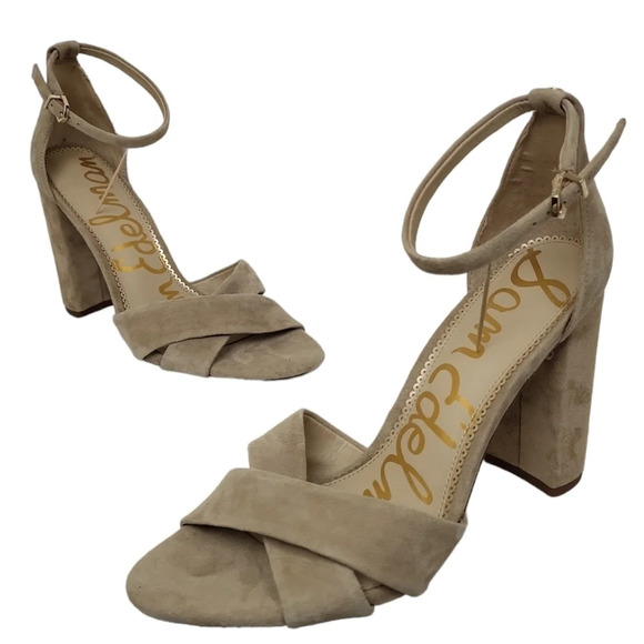 Sam Edelman Yancy golden caramel sandals - Picture 1 of 7